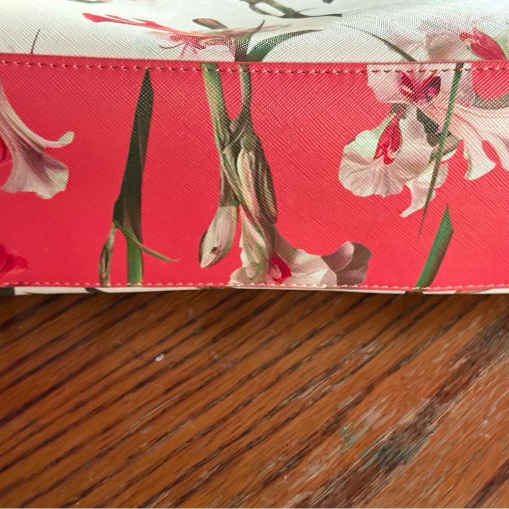 Ted Baker London Coral Floral Cosmetic Case